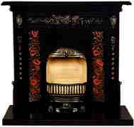 The Tiled Fern Combi - click to view this fireplace full screen
